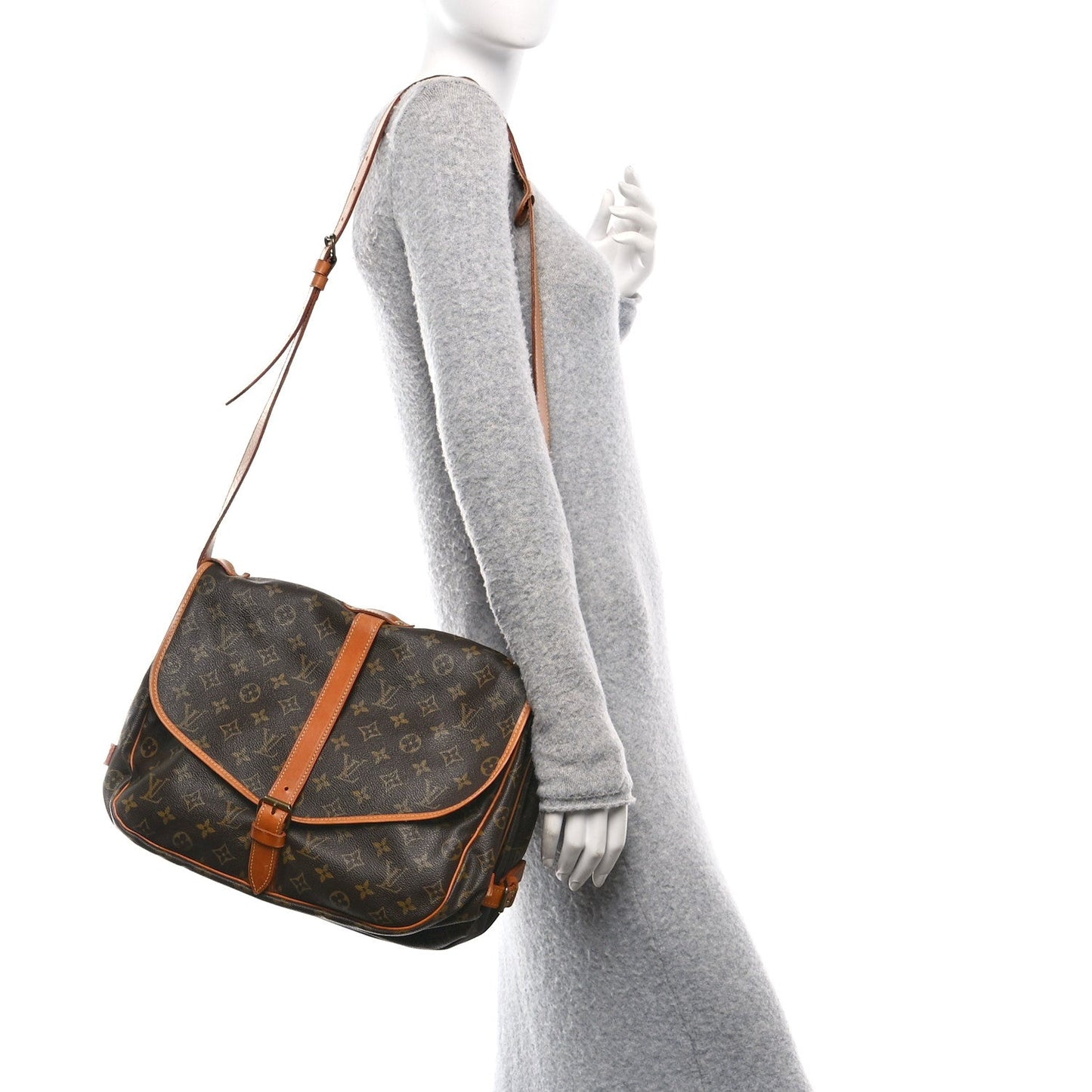Louis Vuitton Monogram Saumur 35