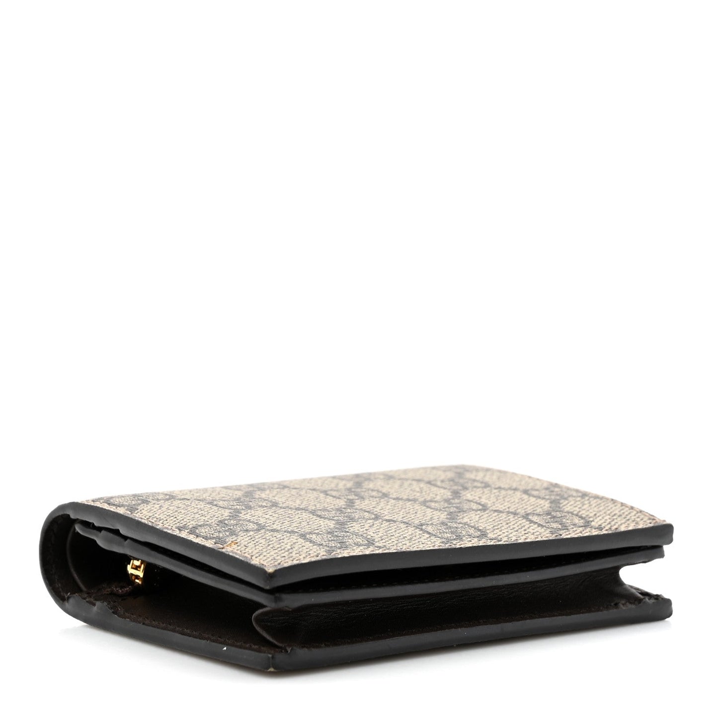 Gucci GG Supreme Monogram Card Case Beige