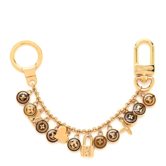 Louis Vuitton Pastilles Key Chain Bag Charm Brown