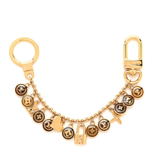 Louis Vuitton Pastilles Key Chain Bag Charm Brown