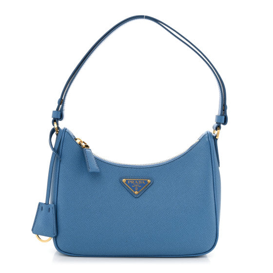 Prada Saffiano Lux Mini Re-Edition Shoulder Bag Onda