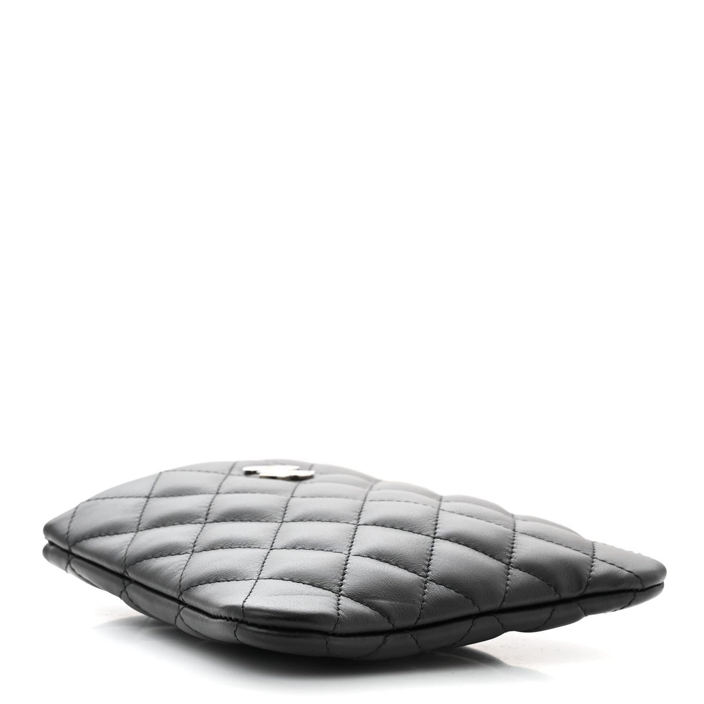 Chanel Lambskin Quilted Crossbody Bag Black