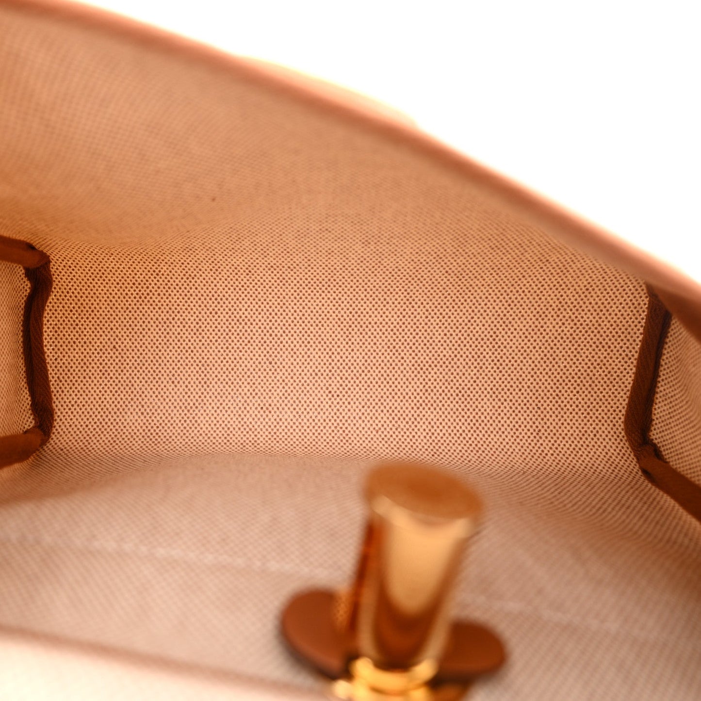 Hermes Military Toile Vache Hunter Herbag Zip Retourne 20 Ecru Beige Fauve