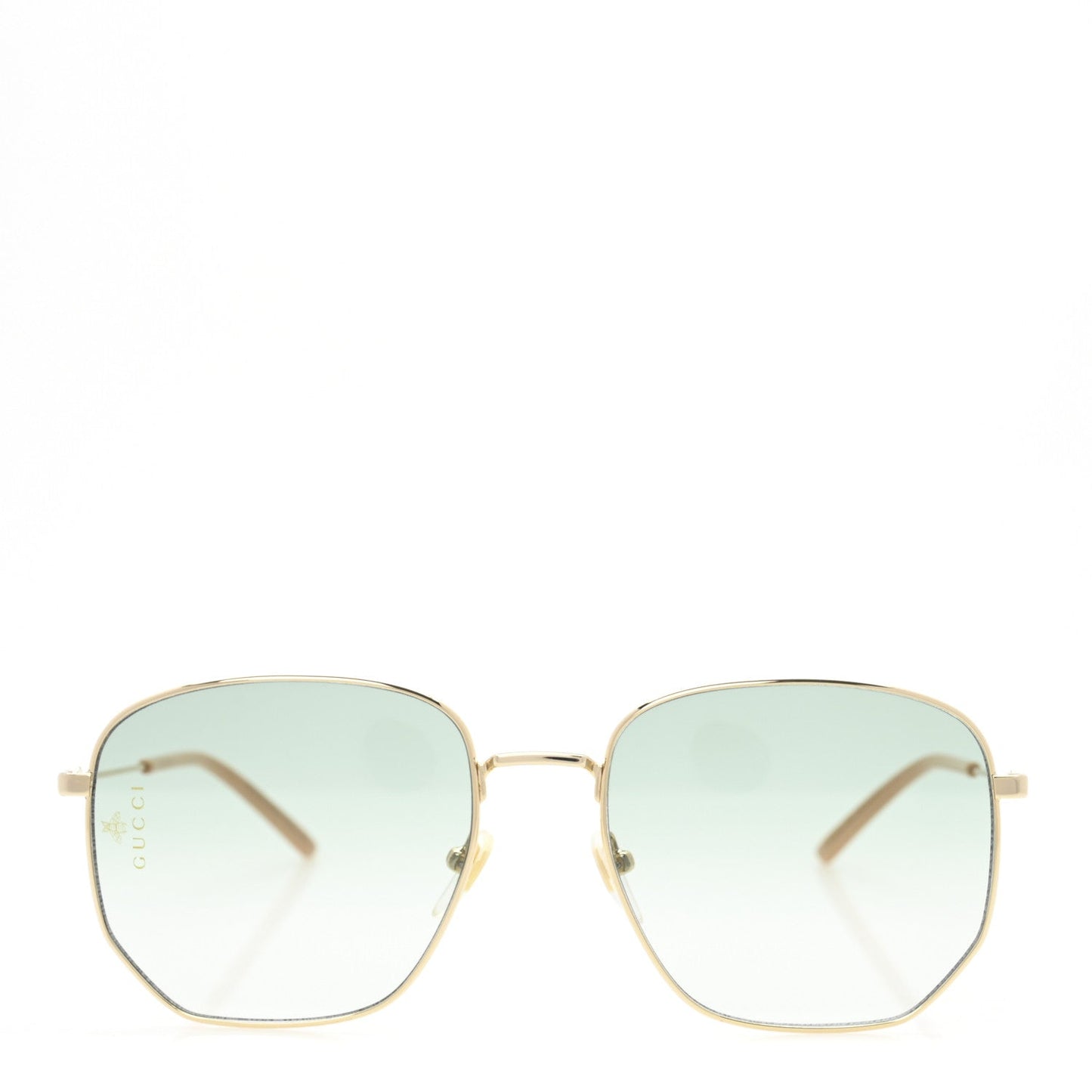 Gucci Oversized Sunglasses GG0396S Gold