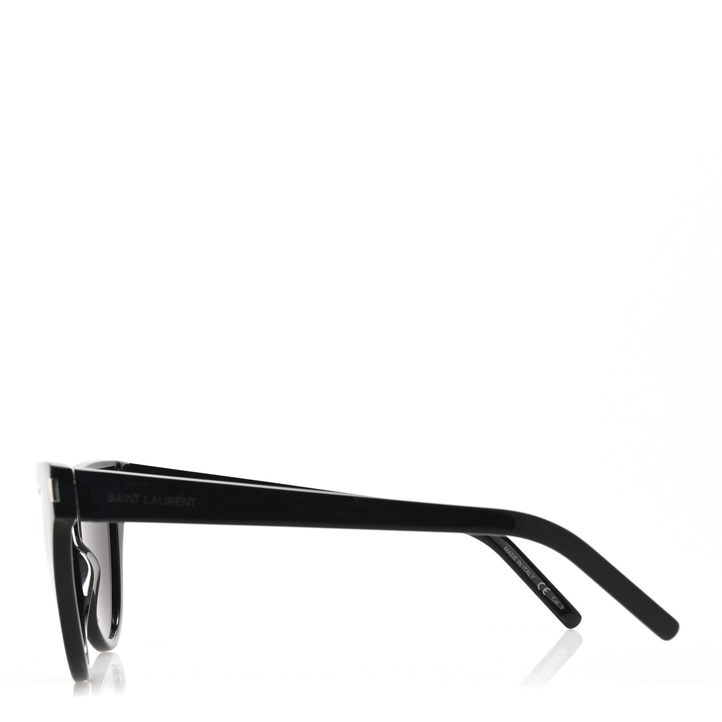 Saint Laurent Acetate Cat 3 Cat Eye Sunglasses SL425 Black
