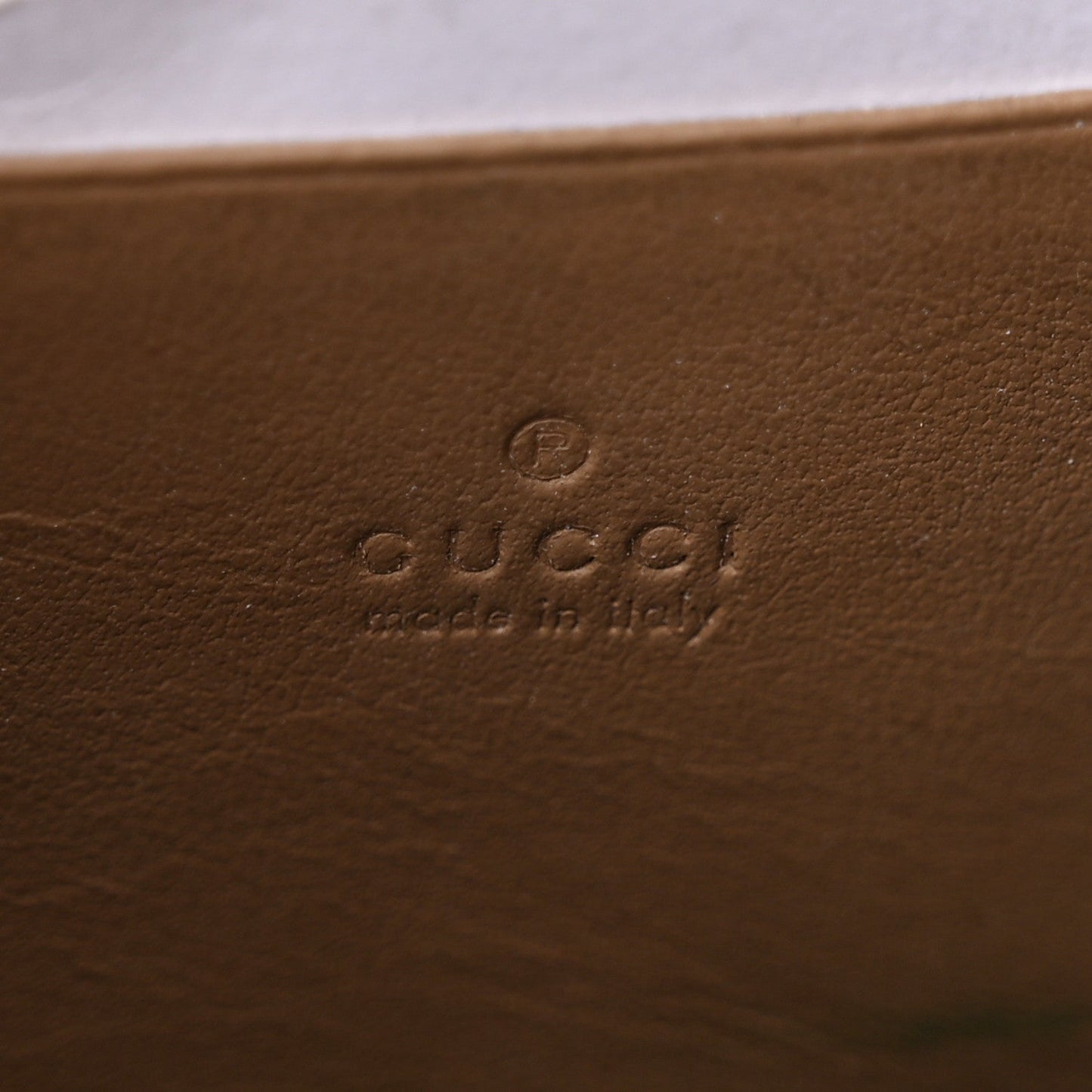 Gucci GG Supreme Monogram Mini Dionysus Chain Wallet Beige Taupe