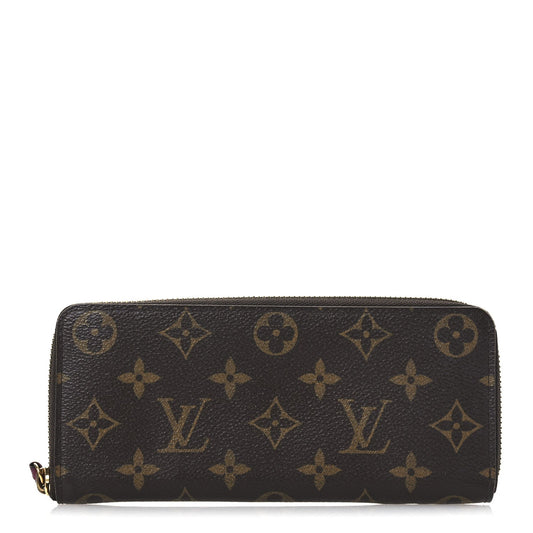 Louis Vuitton Monogram Clemence Wallet Fuchsia