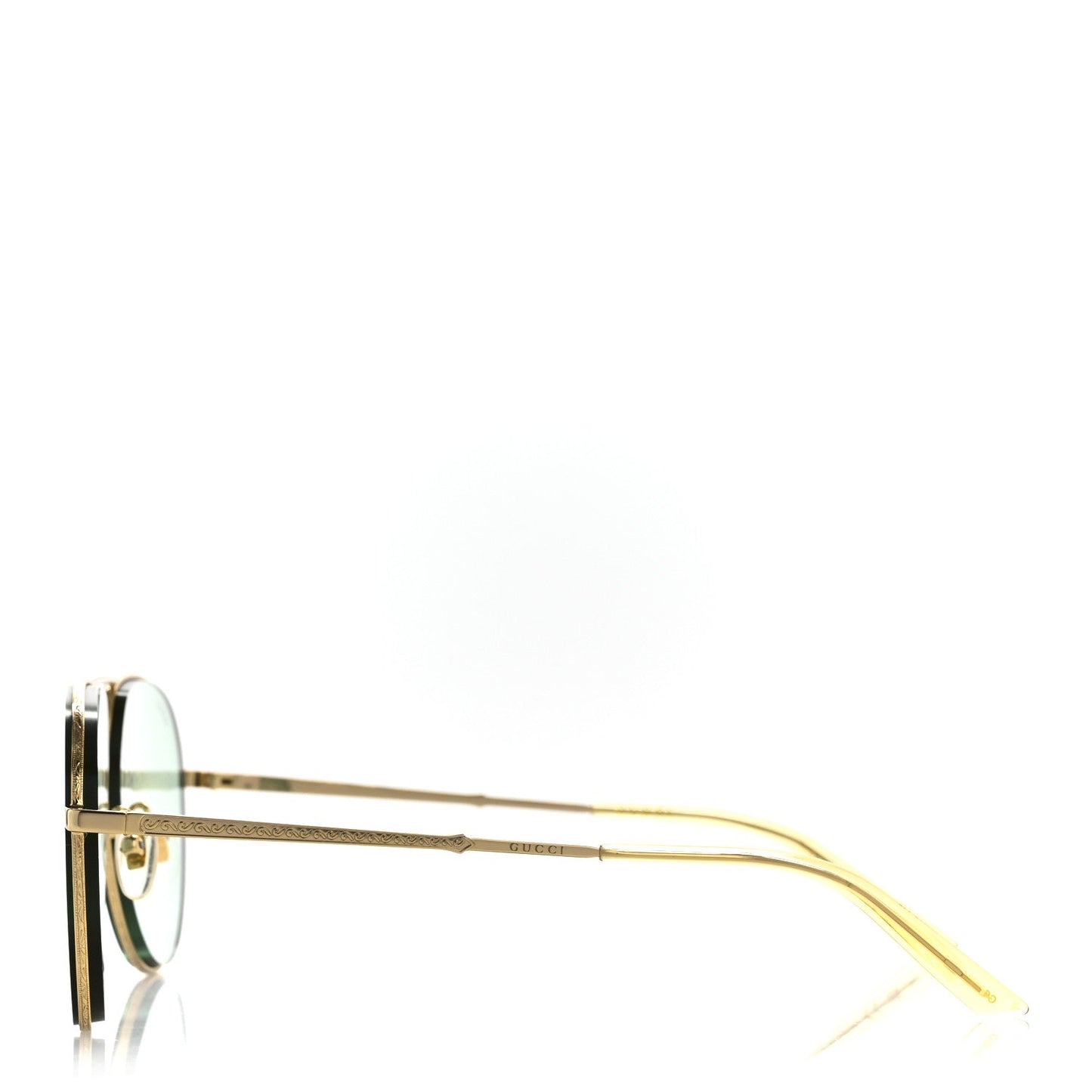 Gucci Metal Aviator Sunglasses GG0356S Gold