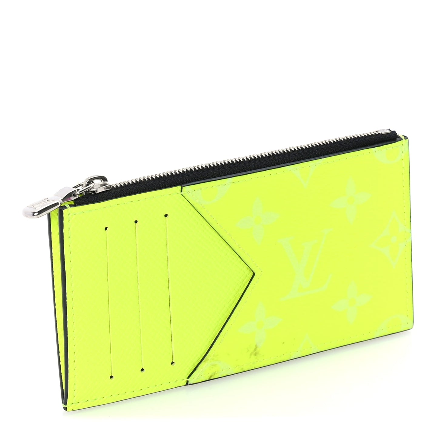 Louis Vuitton Taigarama Coin Card Holder  Yellow