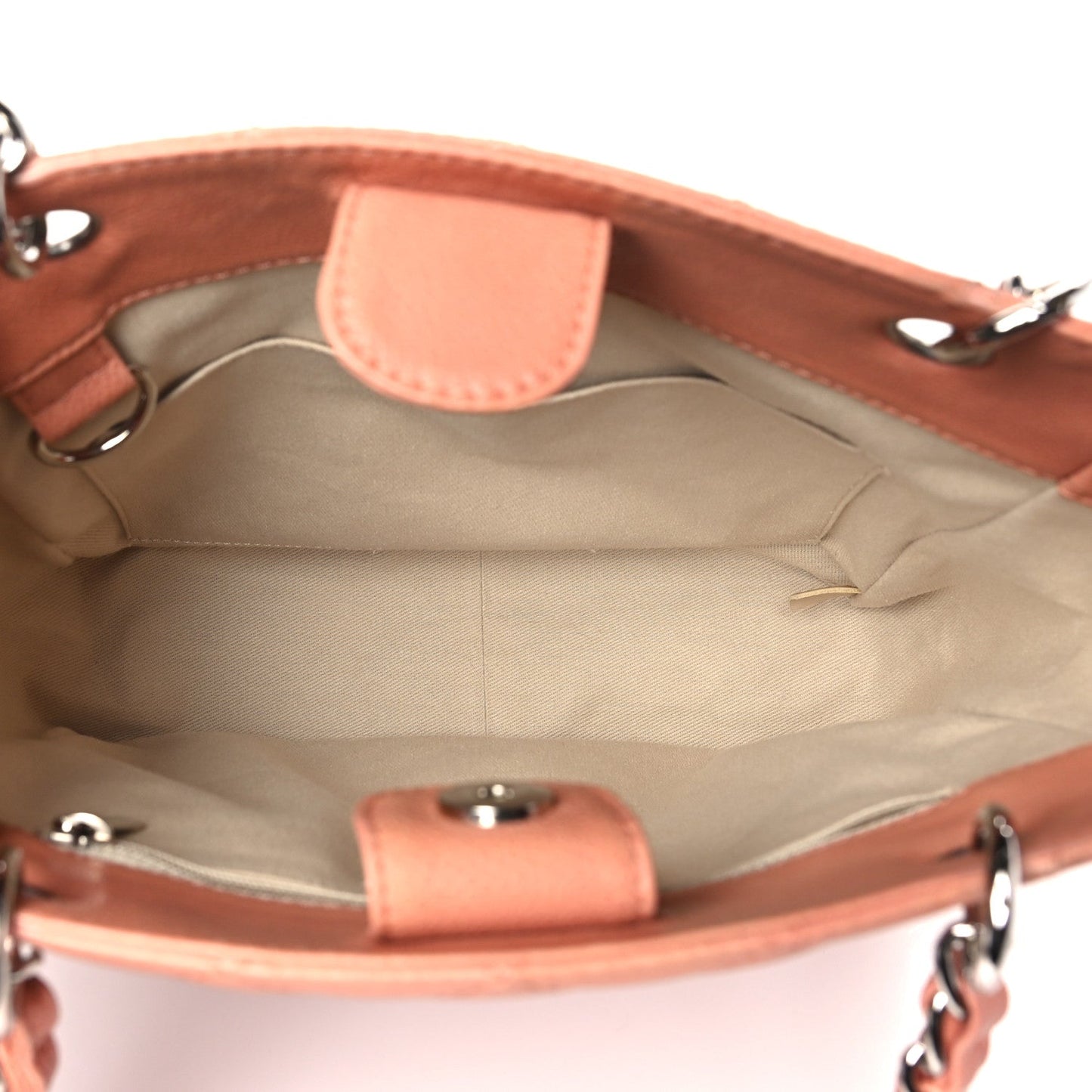 Chanel Caviar Quilted Petit Shopping Tote PST Pink