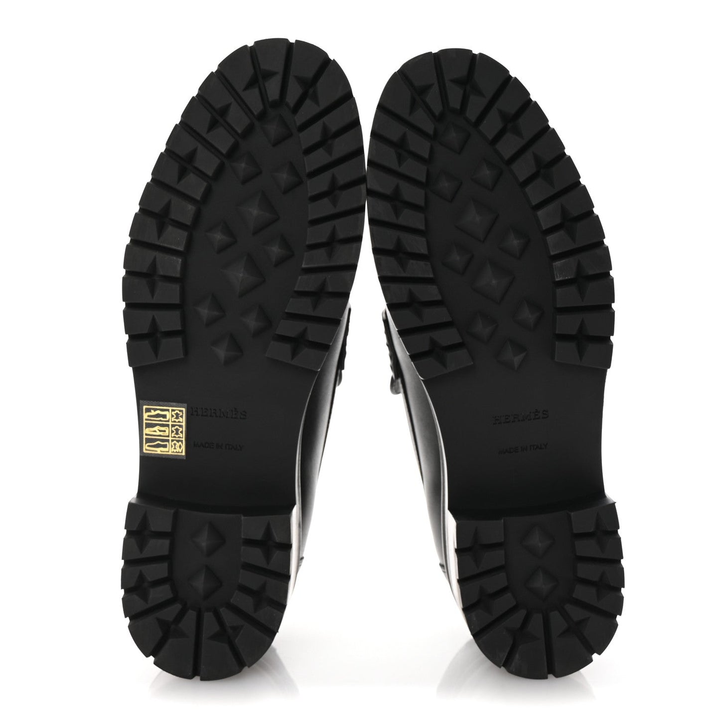 Hermes Calfskin Ivy Loafer 38 Black