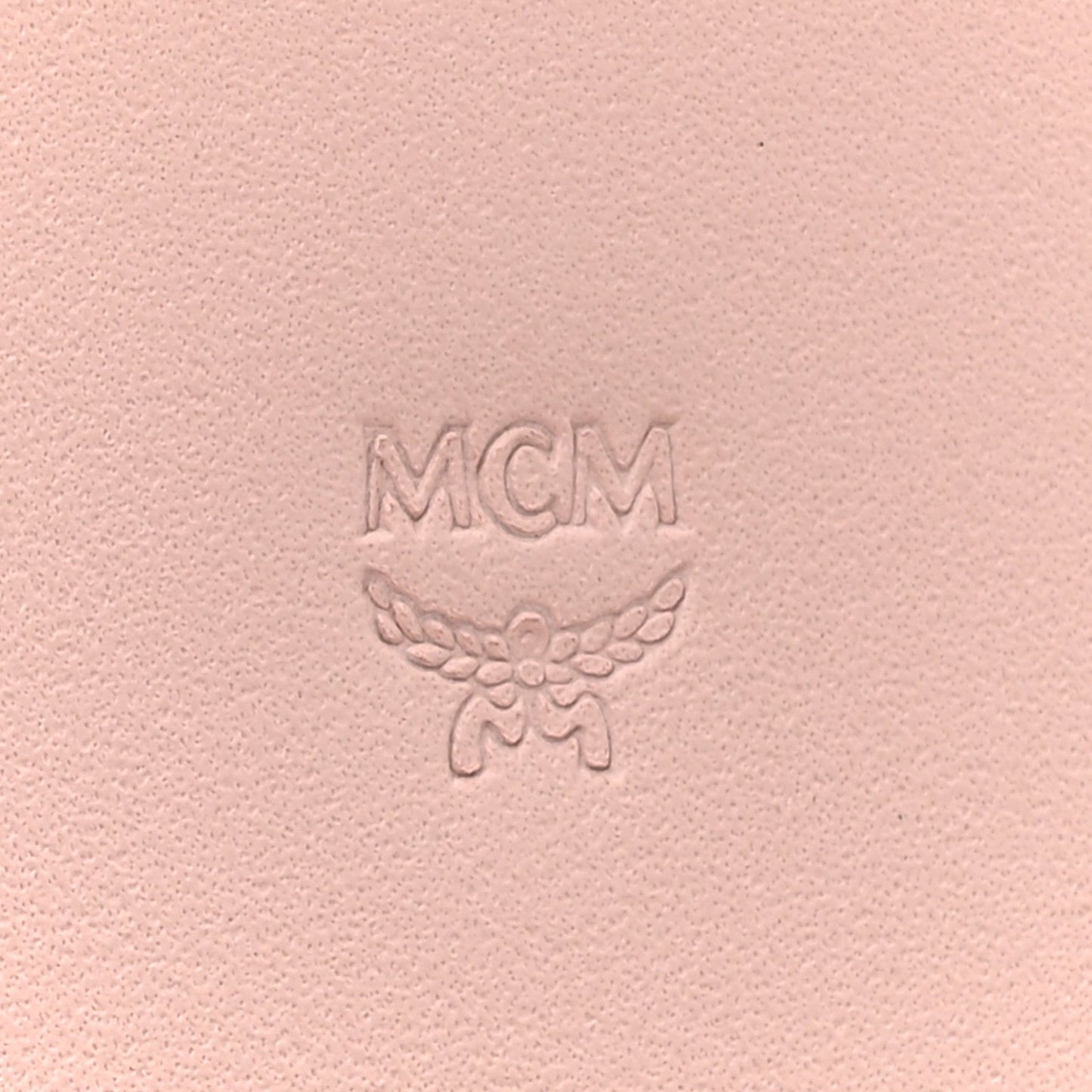 MCM Visetos Large Patricia Wallet On Chain Soft Pink