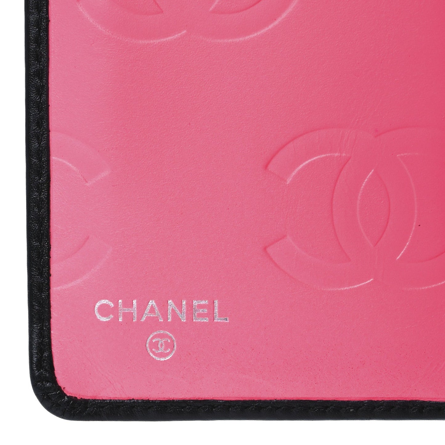 Chanel Calfskin Quilted Cambon Yen Wallet Black