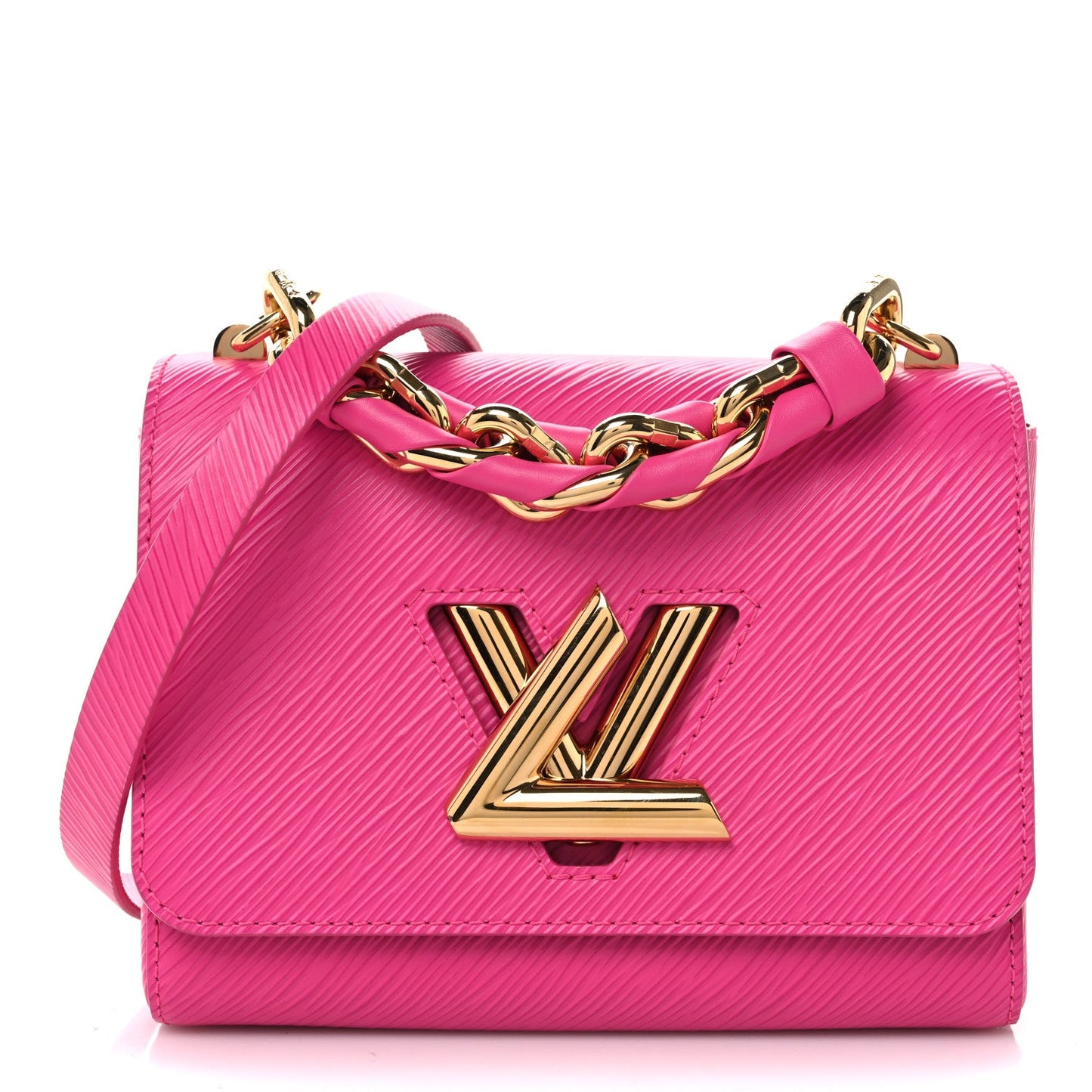 Louis Vuitton Epi Twist Braided Chain Shoulder Bag PM Rose Miami
