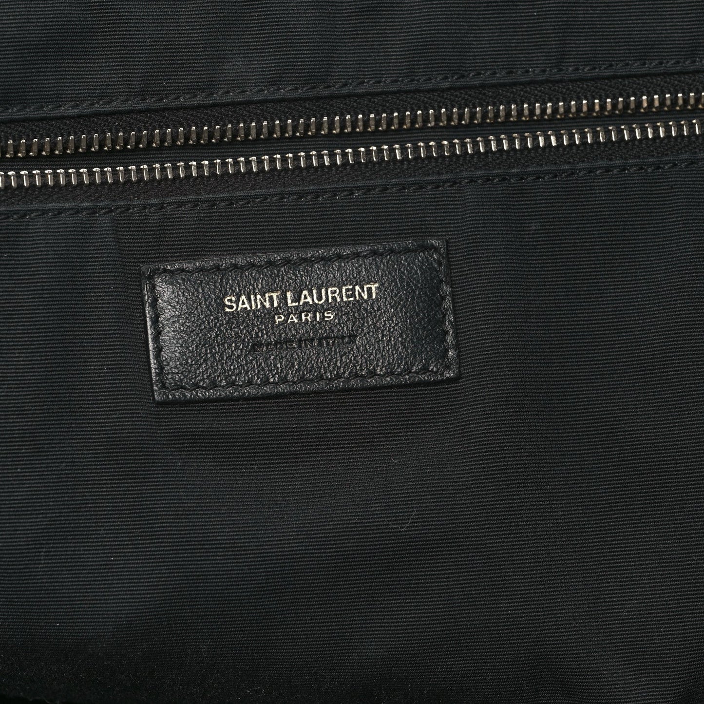 Saint Laurent Lambskin Quilted Maxi Icare Shopping Tote Black