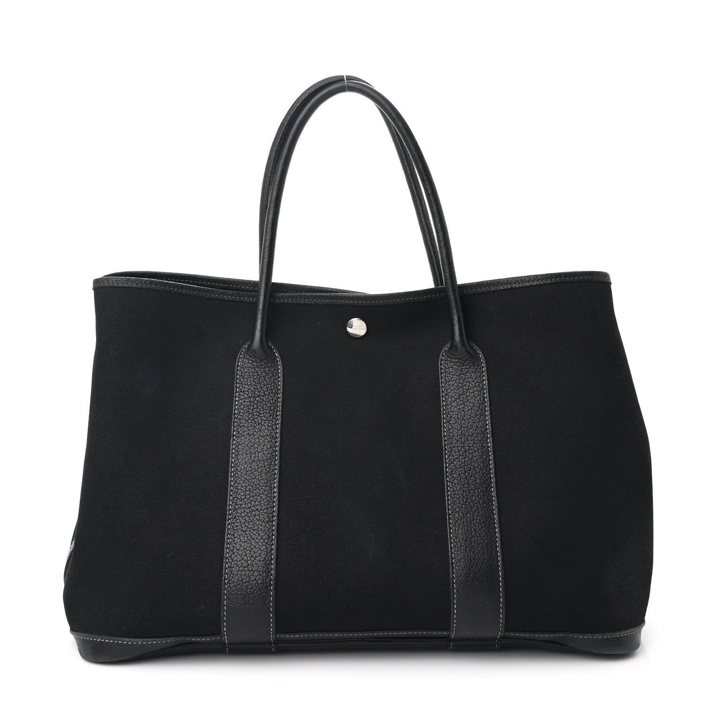 Hermes Toile Negonda Garden Party Tote 36 MM Black