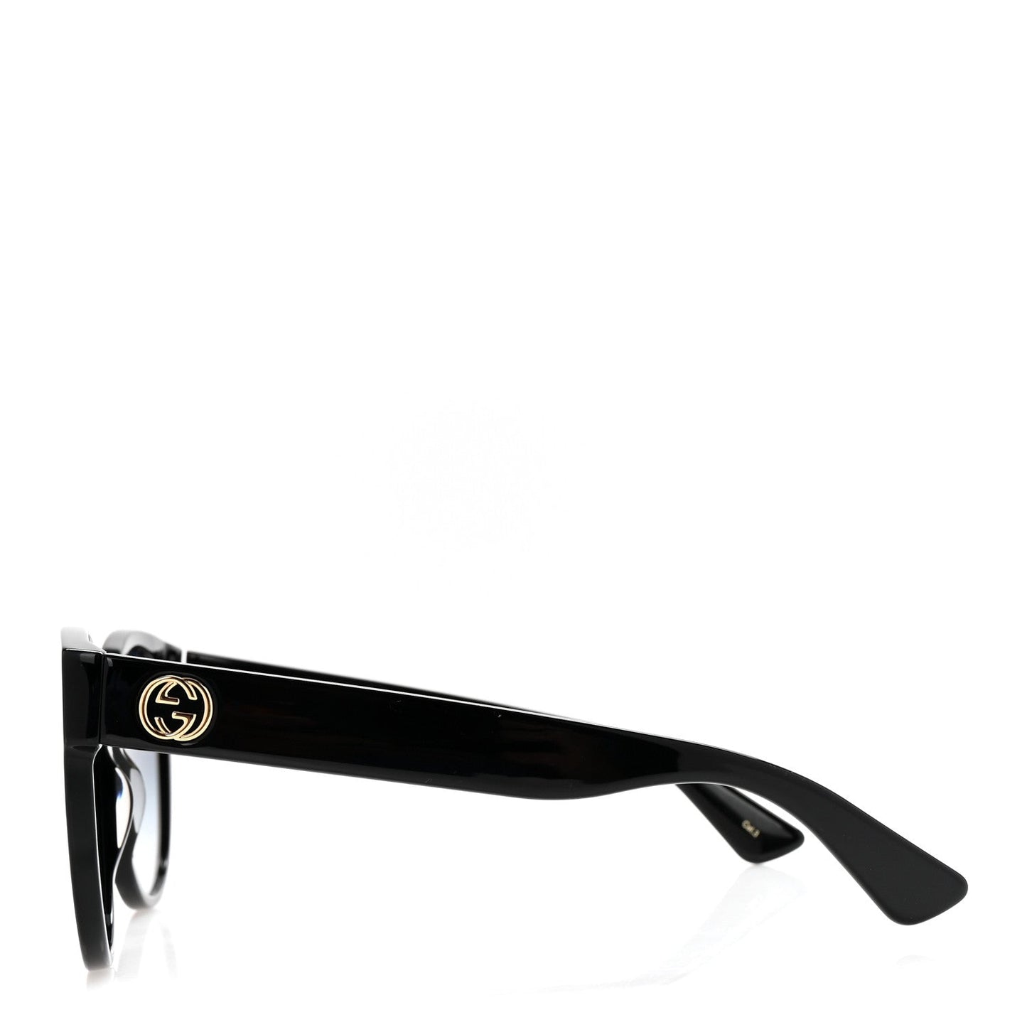 Gucci Acetate Round Sunglasses GG0035SN Black