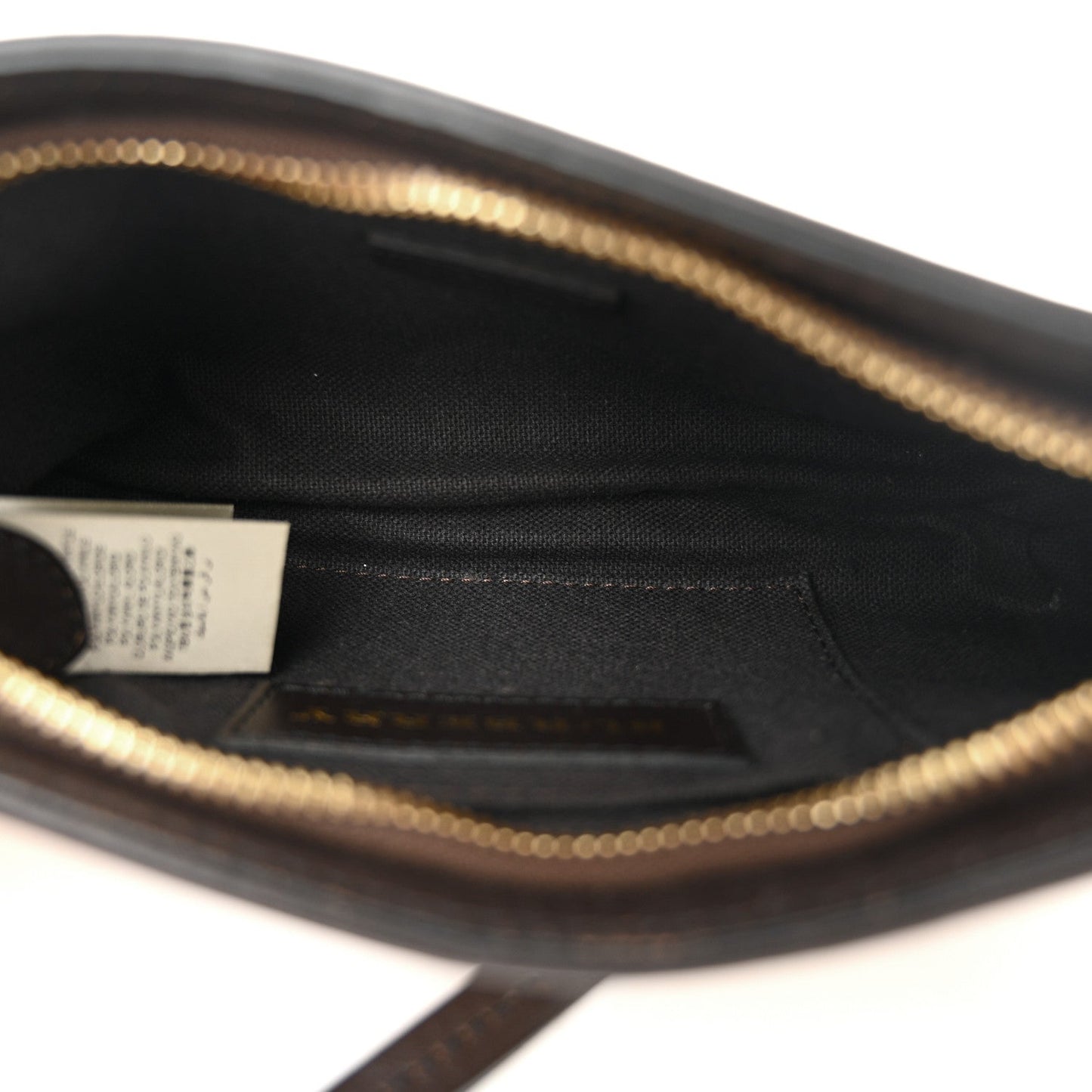 Burberry Haymarket Check Sling Bag Chocolate