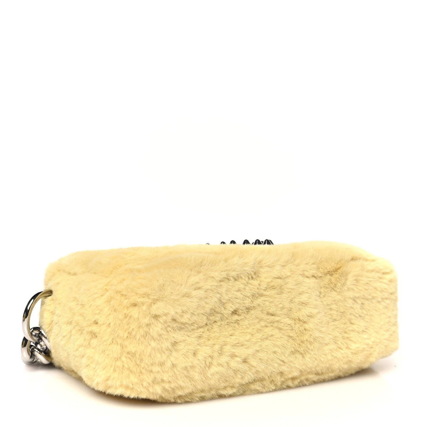 Marc Jacobs Faux Fur Plush Snapshot Camera Bag Chick Yellow
