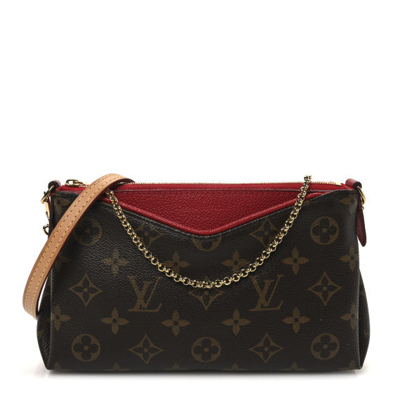 Louis Vuitton Monogram Pallas Clutch  Cherry