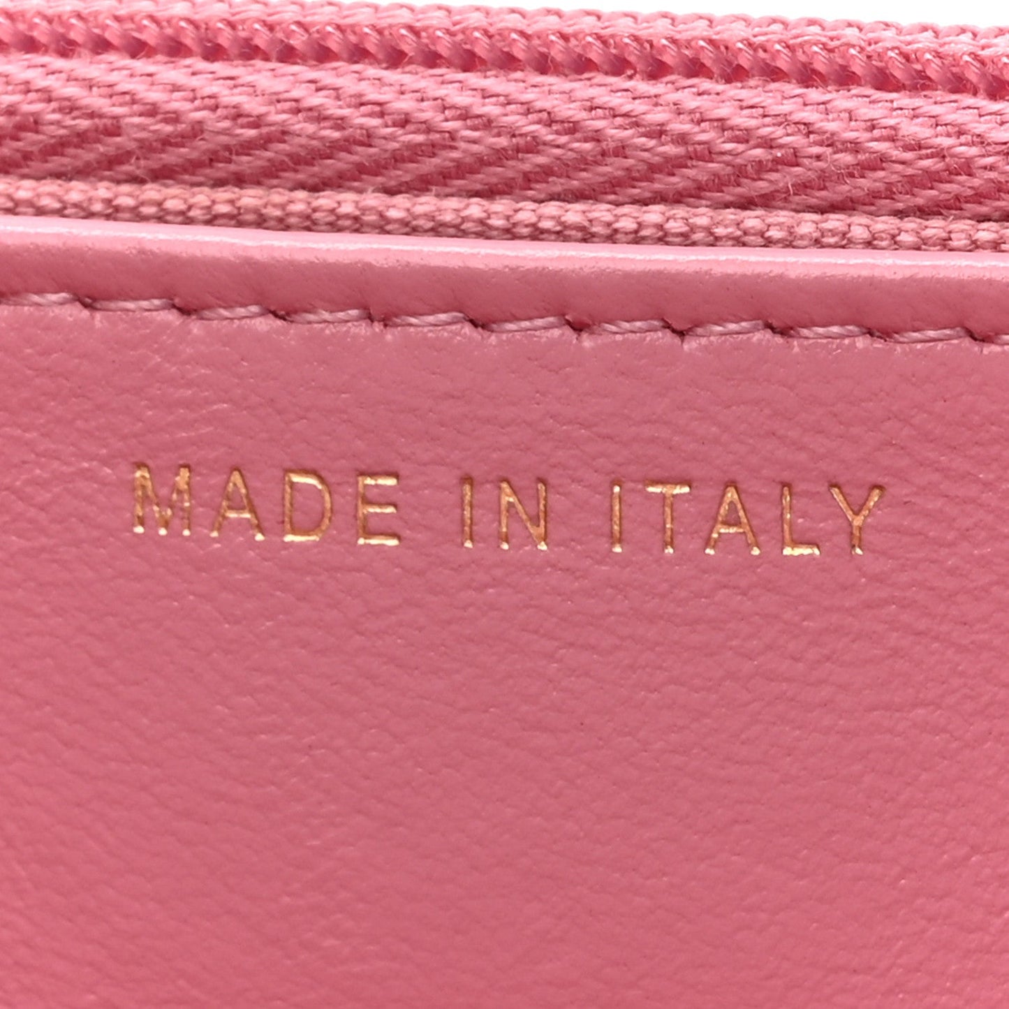 Chanel Tweed Quilted Wallet On Chain WOC Pink