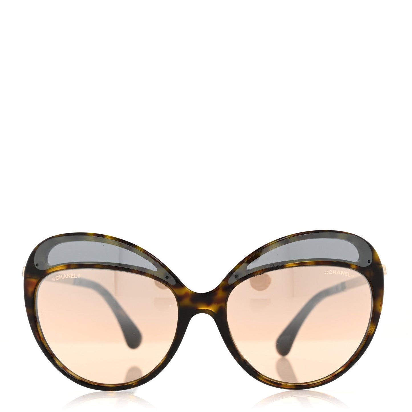 Chanel Acetate Butterfly Runway Sunglasses 5379 Tortoise