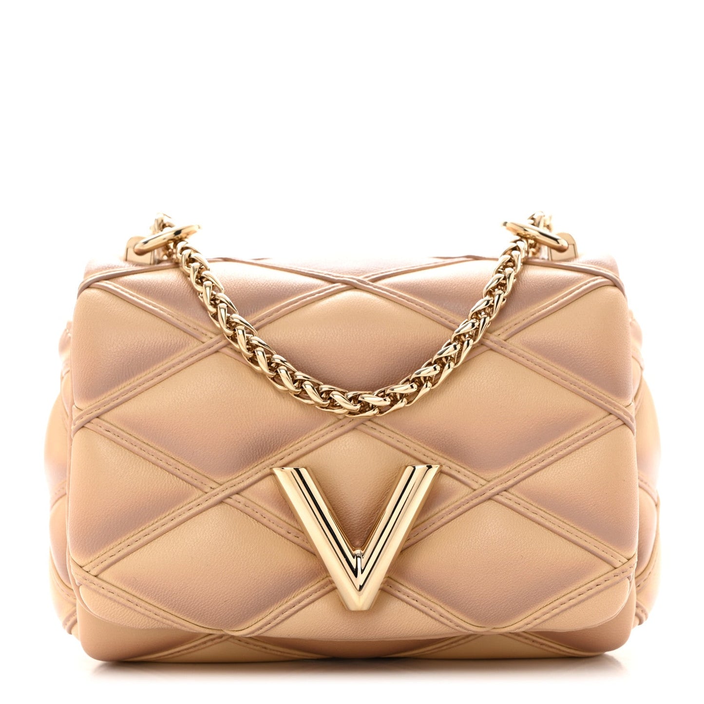 Louis Vuitton Lambskin Malletage Pico GO-14 Pink