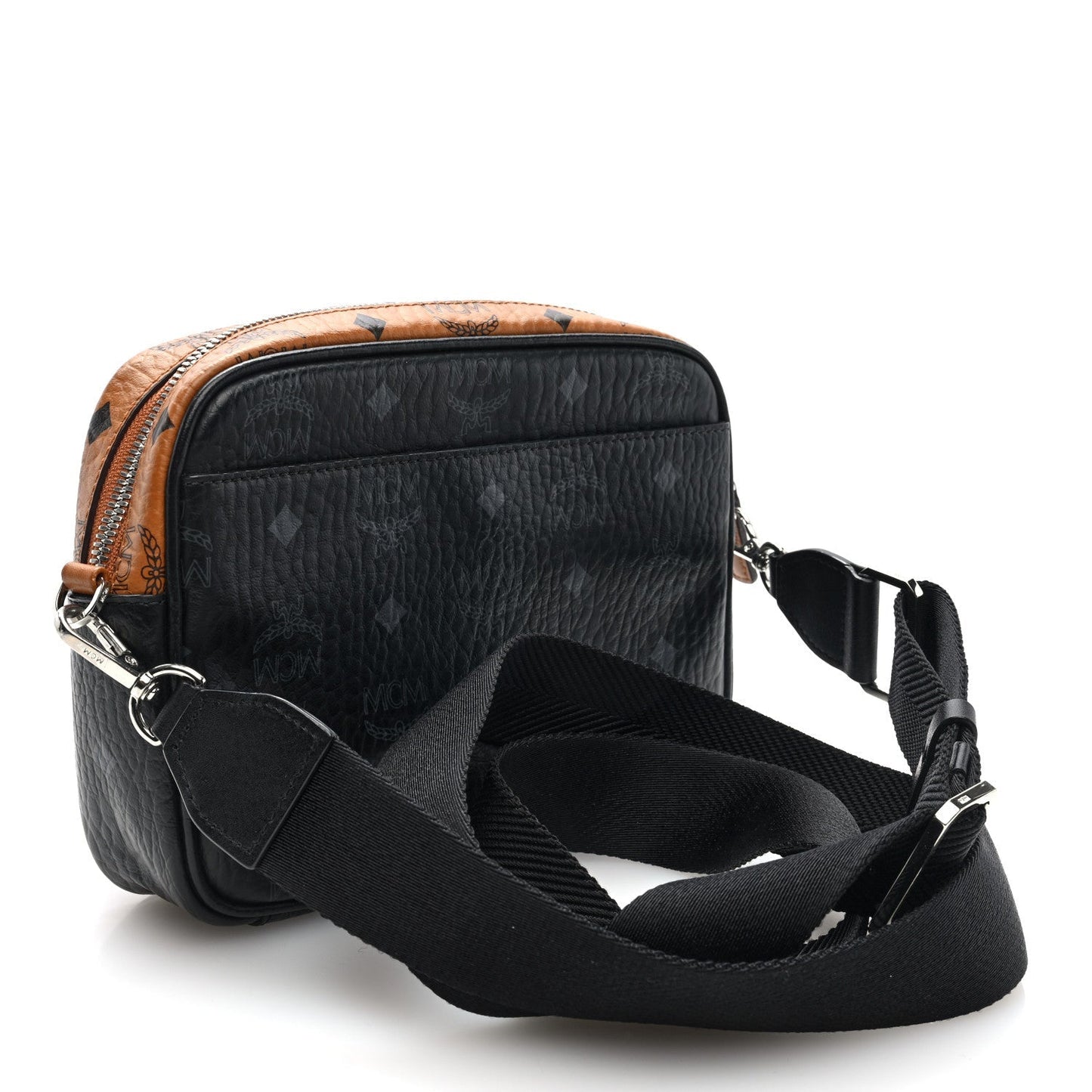 MCM MCM Visetos Mix Small Klassik Crossbody White