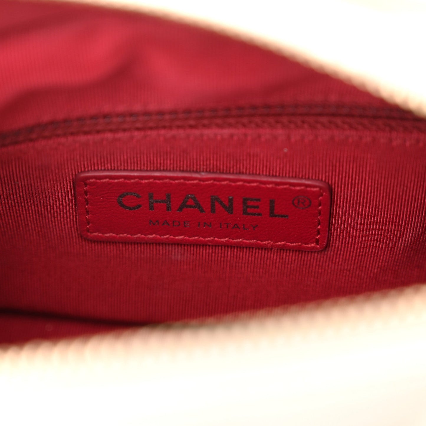 Chanel Aged Calfskin Quilted Small Gabrielle Hobo Black White