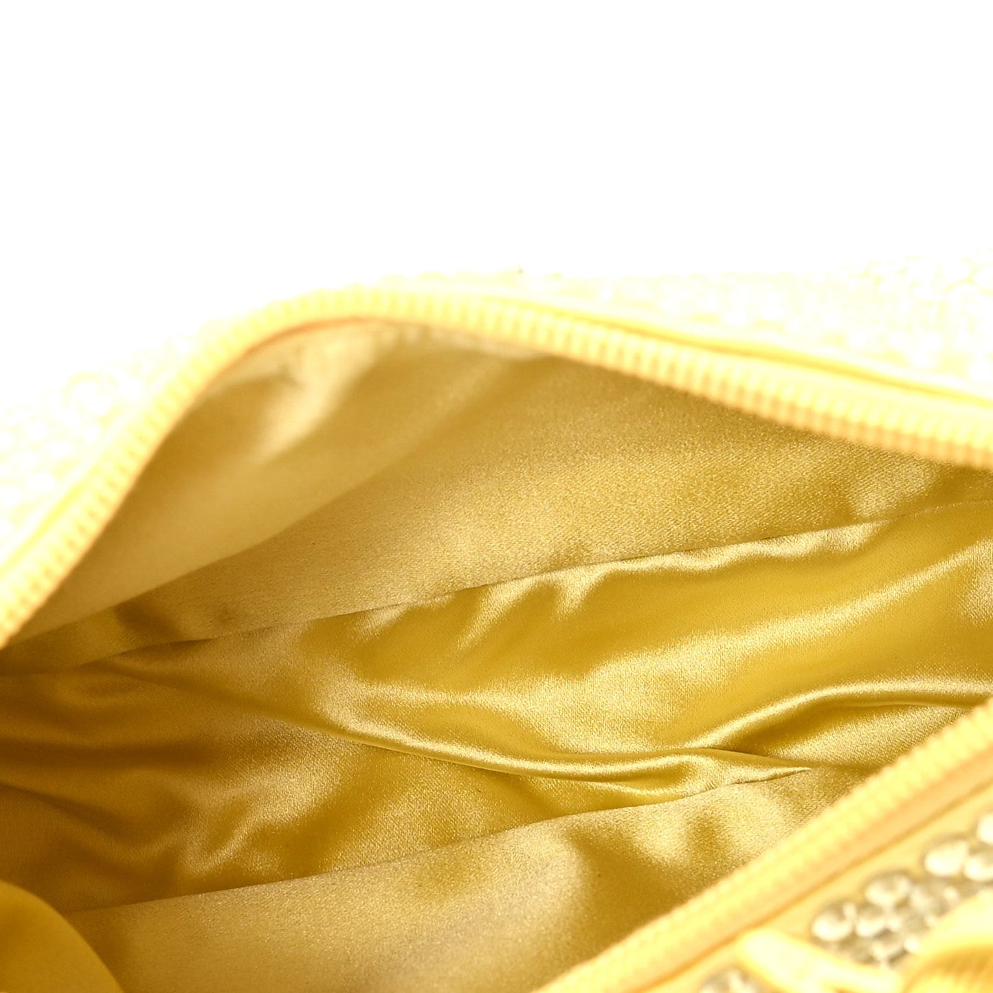 Prada Satin Crystal Mini Re-Edition 2000 Bag Ananas