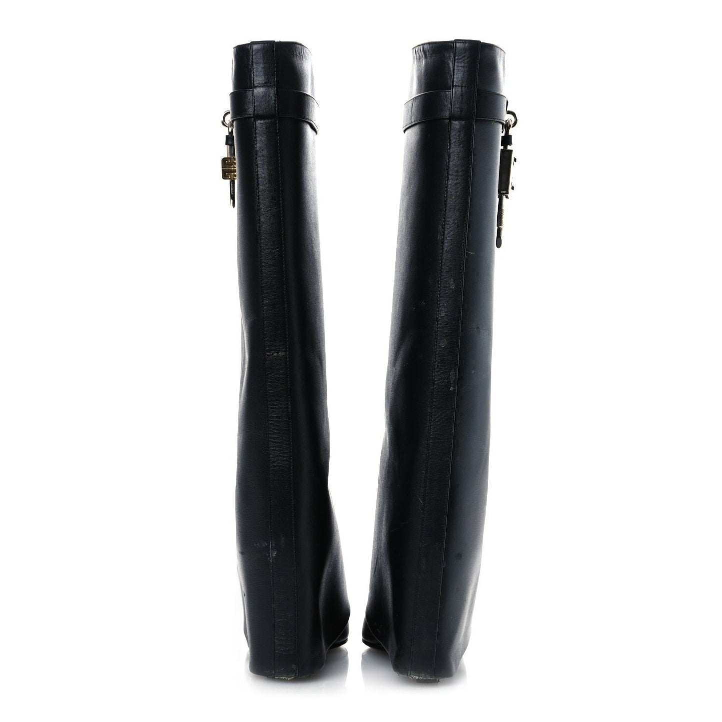 Givenchy Calfskin Shark Lock Pant Boots 38.5 Black