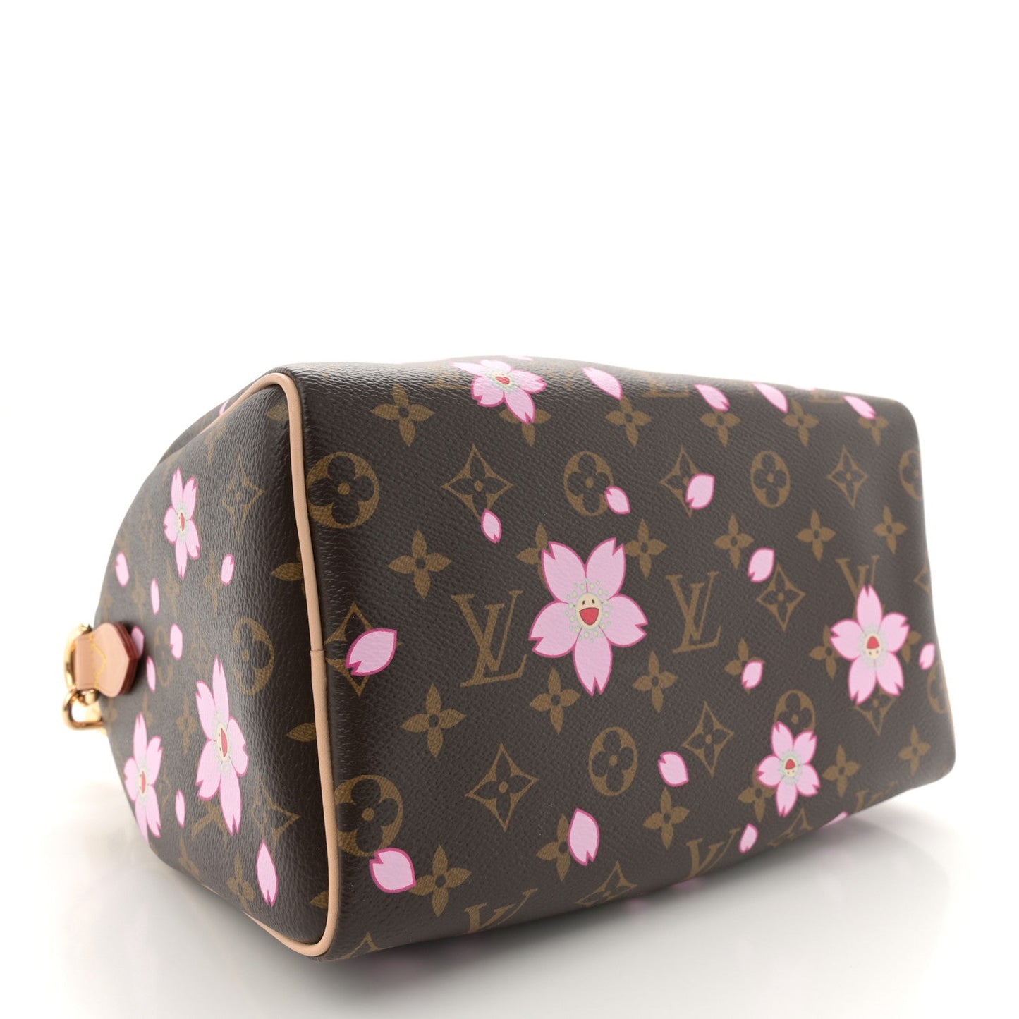 Louis Vuitton LV X TM Monogram Cherry Blossom Speedy Bandouliere 25 Sakura Brown