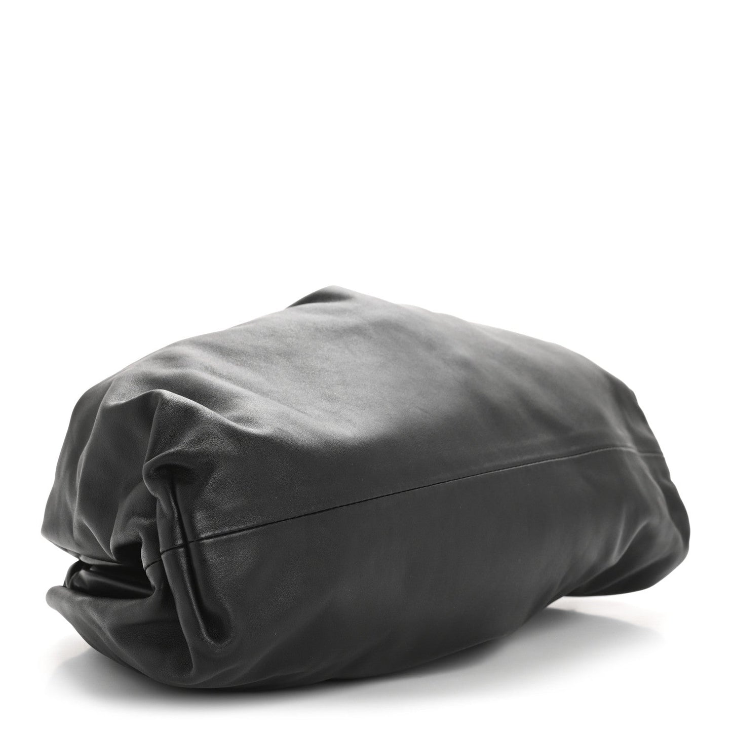 Bottega Veneta Smooth Butter Calf The Pouch Oversized Clutch Black