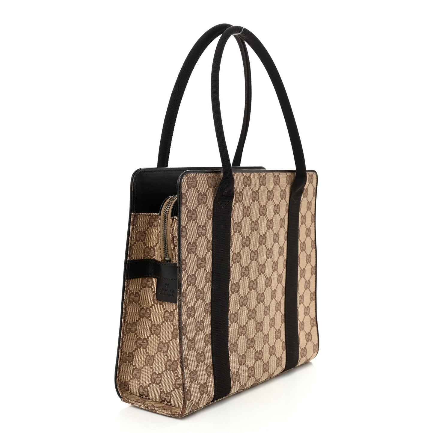 Gucci GG Monogram Tote Dark Brown