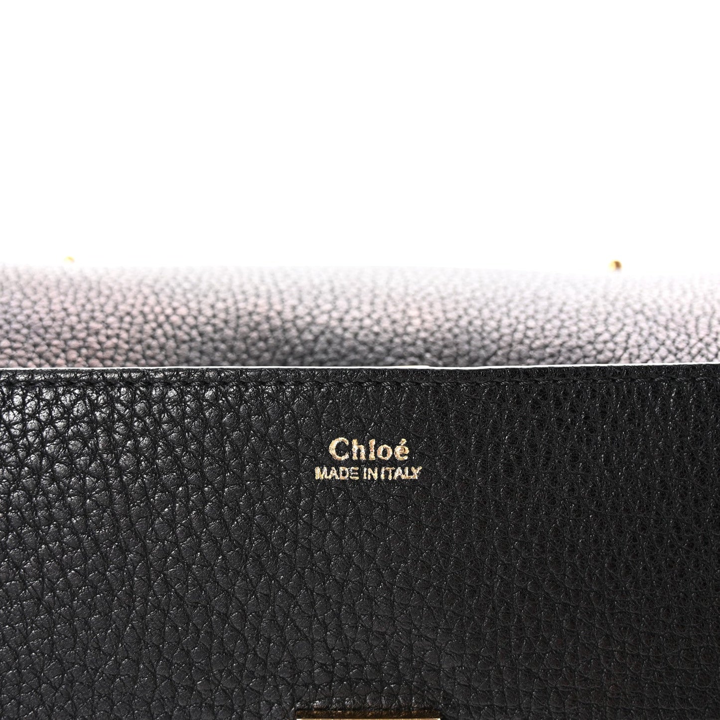 Chloe Grained Lambskin Drew Shoulder Bag Black