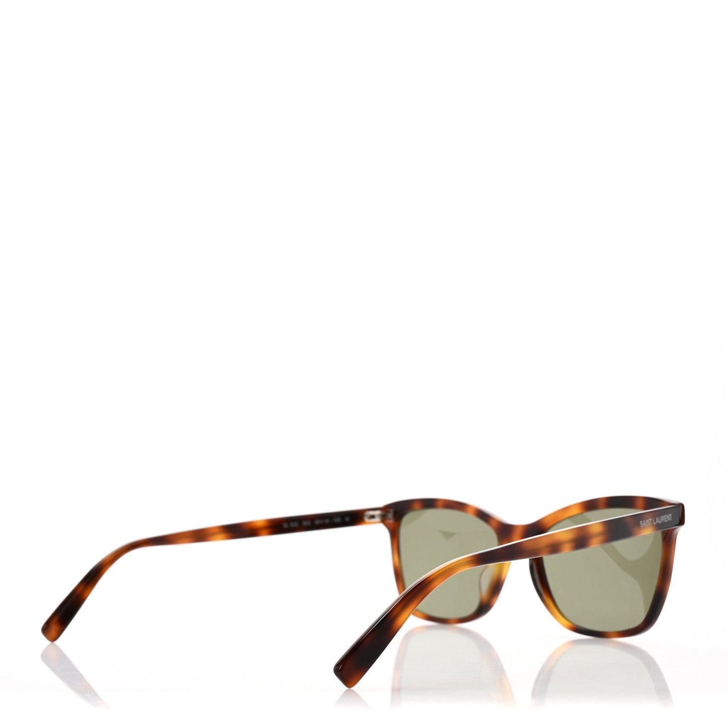 Saint Laurent Acetate Cat Eye Sunglasses SL 502 Tortoise