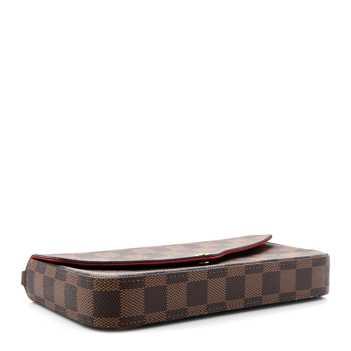 Louis Vuitton Damier Ebene Pochette Felicie Chain Wallet