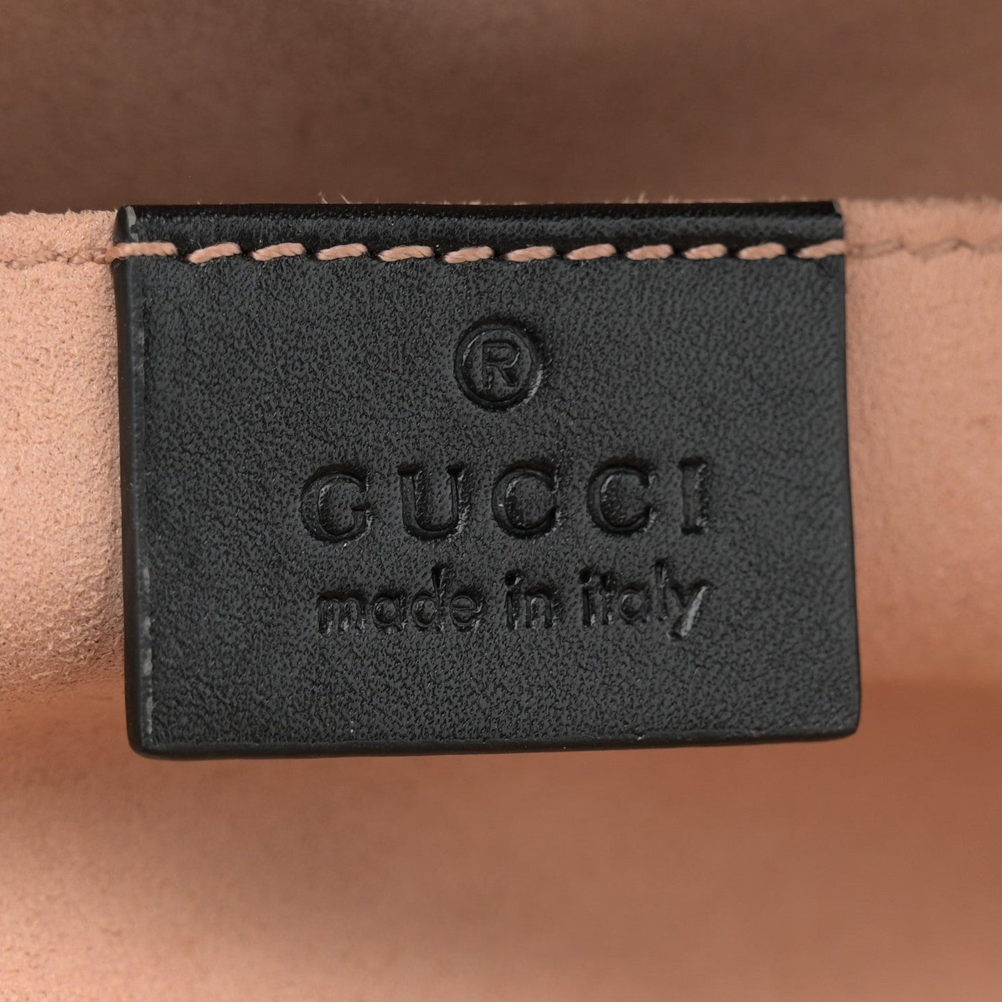 Gucci Calfskin Matelasse GG Marmont Belt Bag 75 30 Black