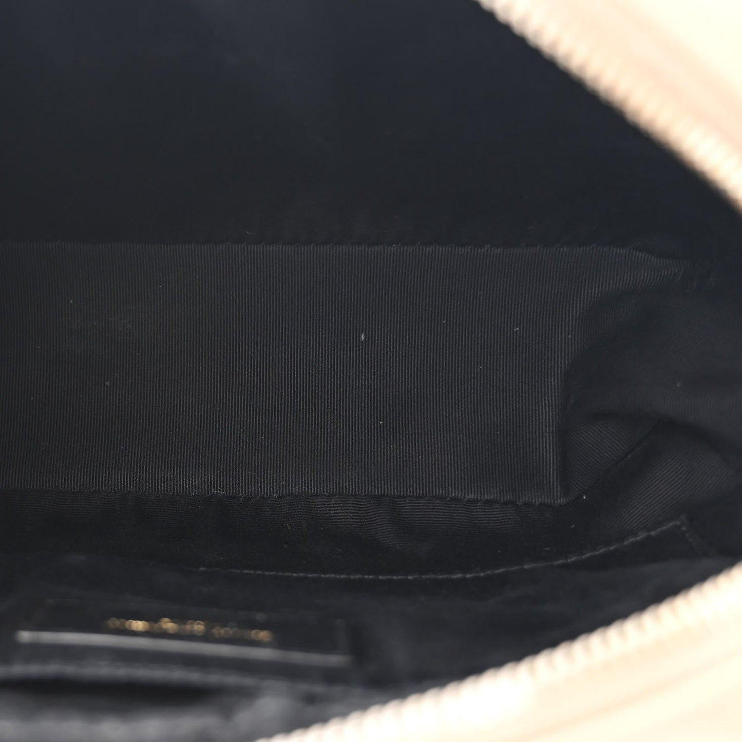 Saint Laurent Calfskin Matelasse Monogram Lou Camera Bag Dark Beige