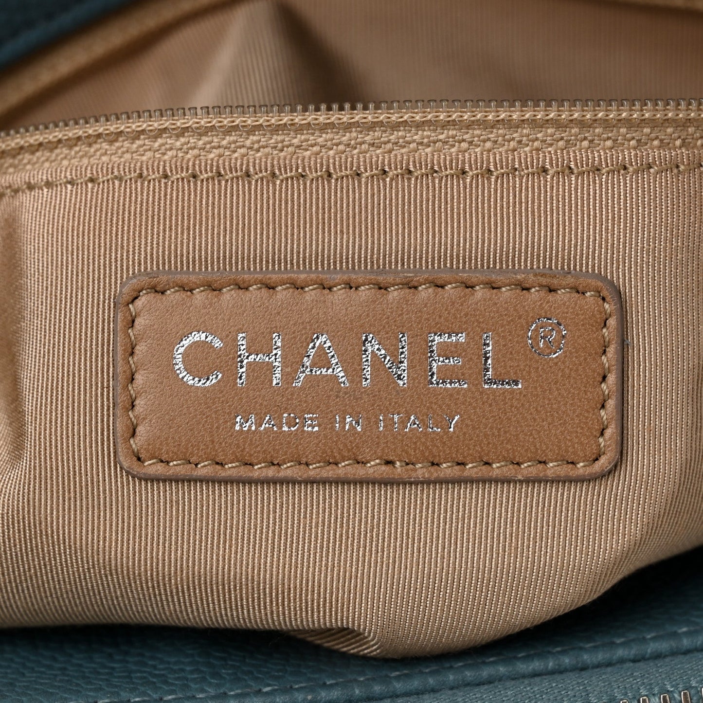 Chanel Caviar Quilted Timeless CC Tote Blue