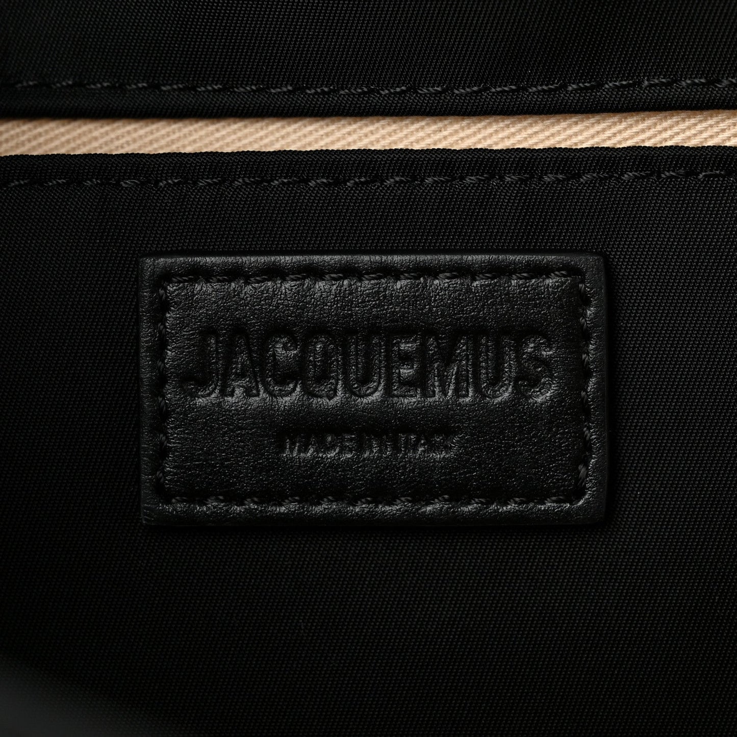 Jacquemus Padded Nylon Le Bambimou Black