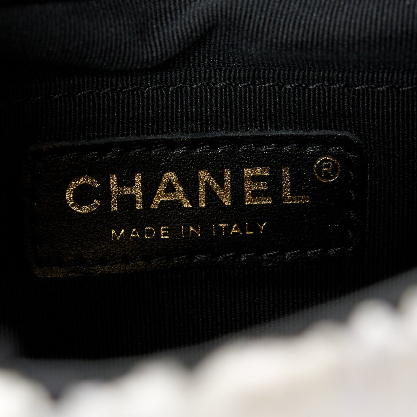 Chanel Tweed Braided Calfskin Mini My Own Frame Flap Grey Black