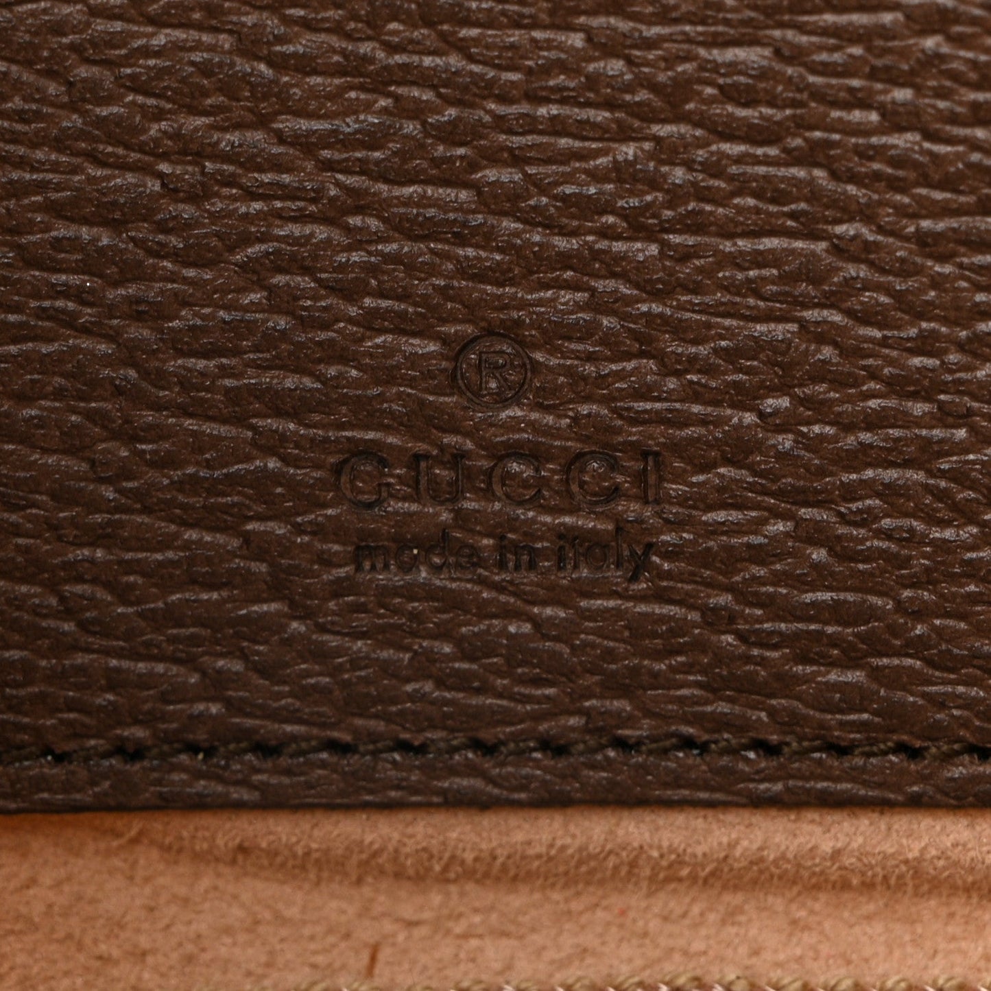 Gucci GG Supreme Monogram Web Mini Ophidia GG Bag Brown