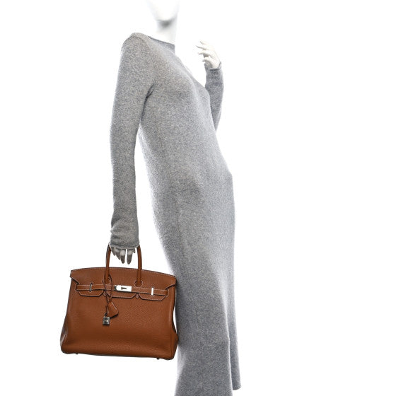 Hermes Togo Birkin 35 Gold