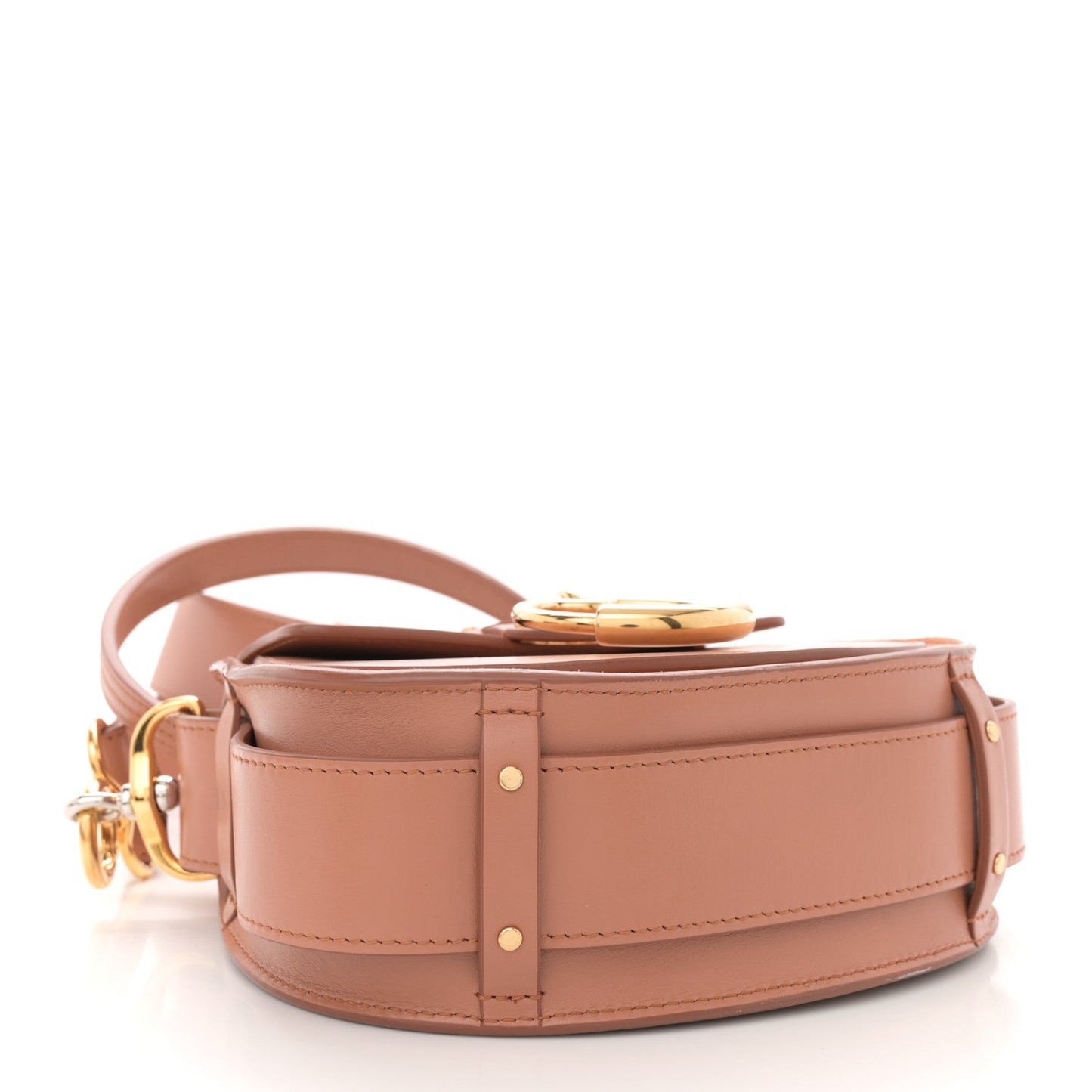 Chloe Calfskin Small Tess Bag Muted Brown