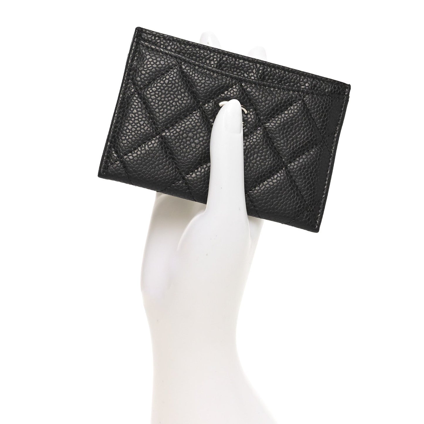Chanel Caviar Quilted Card Holder Black