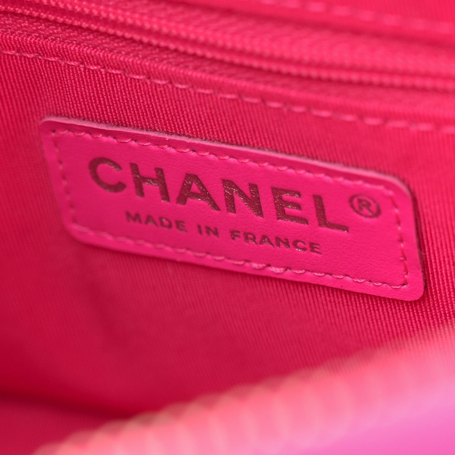 Chanel Goatskin Quilted Small Gabrielle Hobo Pink