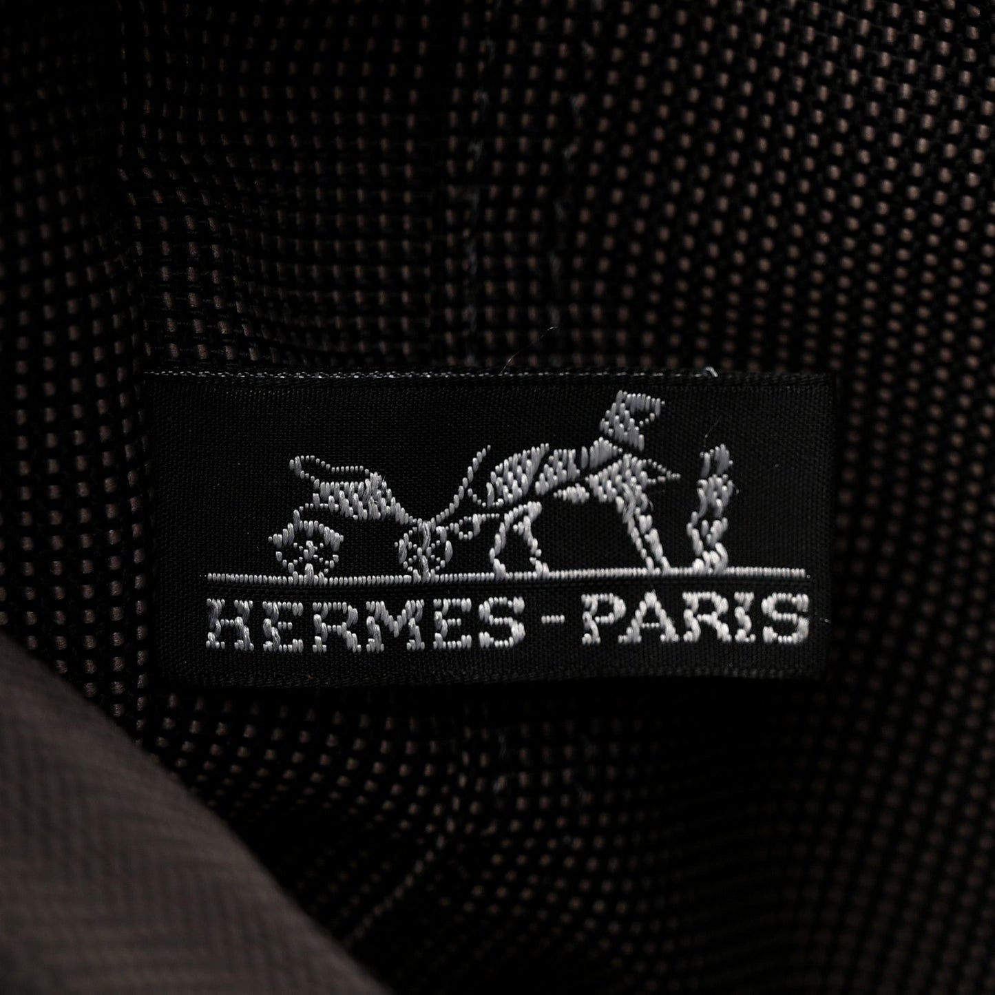 Hermes Canvas Herline PM Tote Grey