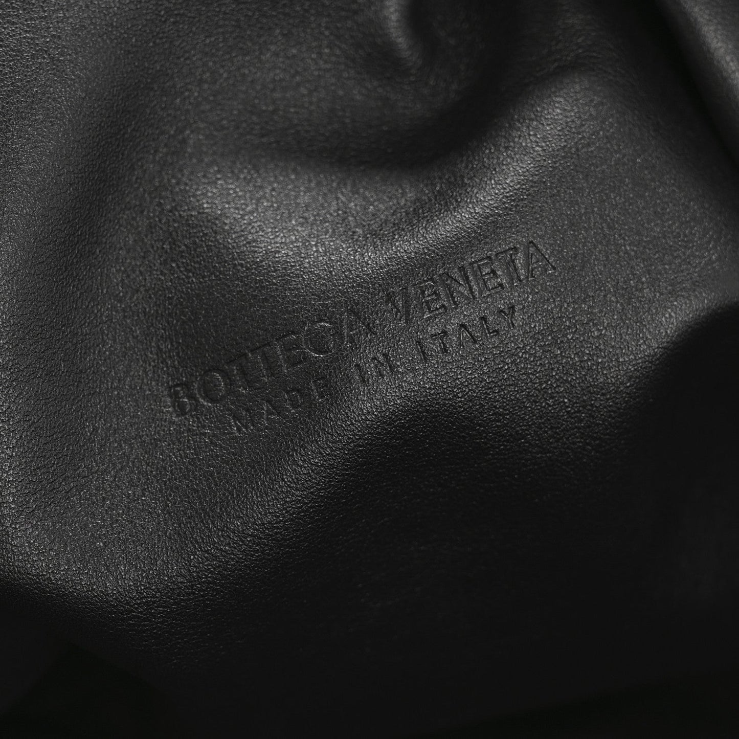Bottega Veneta Smooth Butter Calf The Pouch Oversized Clutch Black