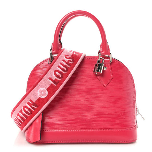 Louis Vuitton Epi Jacquard Alma BB  Rose Pondicherry